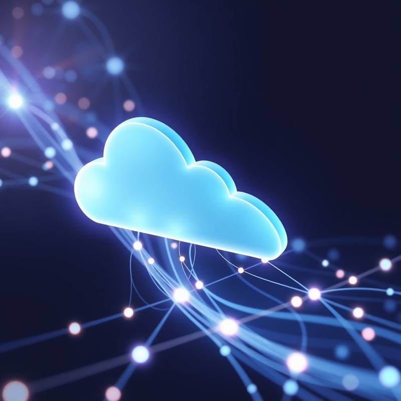 Promotional graphic for StellarTech's new cloud computing services.