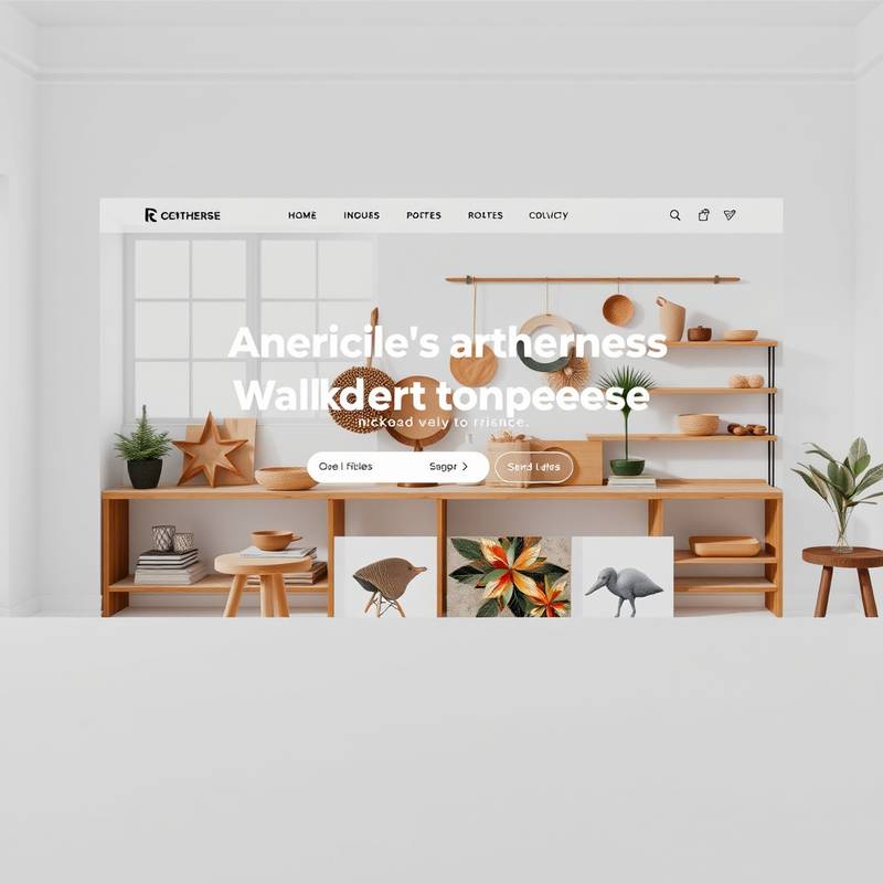 User experience design for an e-commerce platform for 'Artisan Goods Marketplace.'